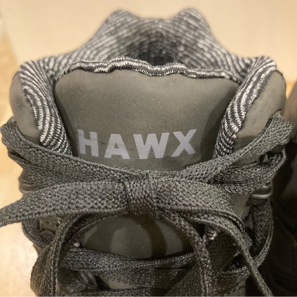 Hawx Men’s Black Work Gear Boots with Comp Toe and Durable Rubber Sole Size 11D - Picture 5 of 10